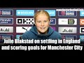 Julie Blakstad on life at Man City Women, friendship with Filippa Angeldahl and scoring goals - HD