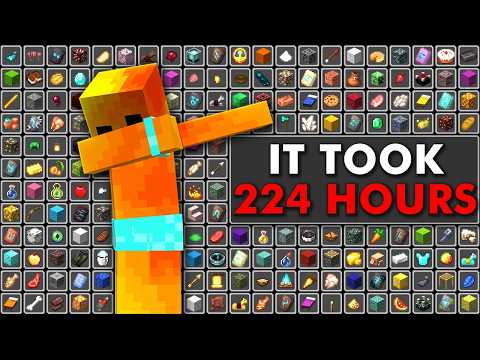 Completing All 6,280 Minecraft Statistics