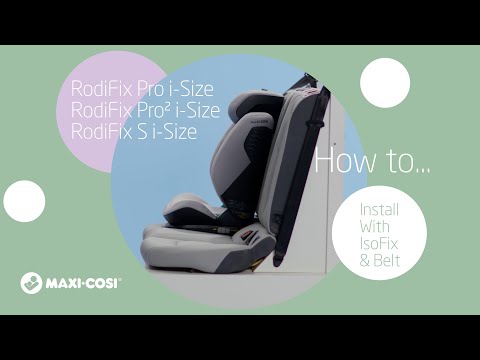 Автокресло Maxi-Cosi RodiFix Pro 2 i-Size Authentic Graphite (8800550112)