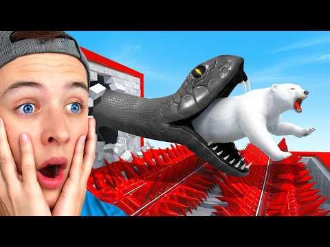 Reacting to BLACK MAMBA SURVIVAL MAZE! (ARBS)