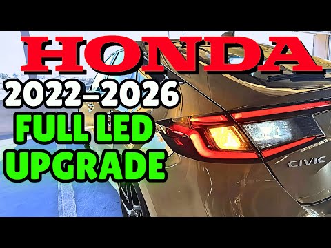 Ultimate LED Upgrade for 11th Gen Honda Civics! (2025 Civic Hybrid)