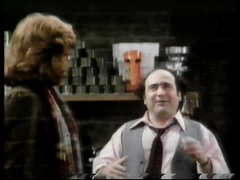 Danny DeVito in a "Taxi" outtake (blooper) - HILARIOUS!