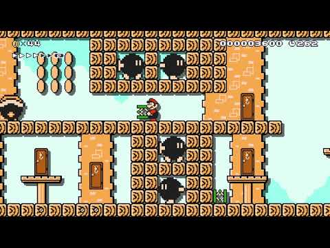 Super Mario Maker 2 - SkyTower Demolition Crew - Matt Thorson Courses - Walkthrough