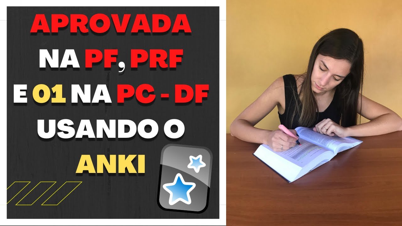 Depoimento da Carolina Couto aprovada na PF, PRF e PC DF em 2021 usando o anki | Café com o Ankeiro