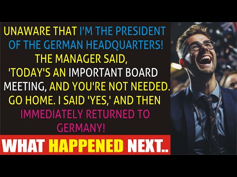 "My Boss, Unaware I'm the CEO, Yelled 'Scram, Old Subcontractor!' So I Left for Germany Instantly"
