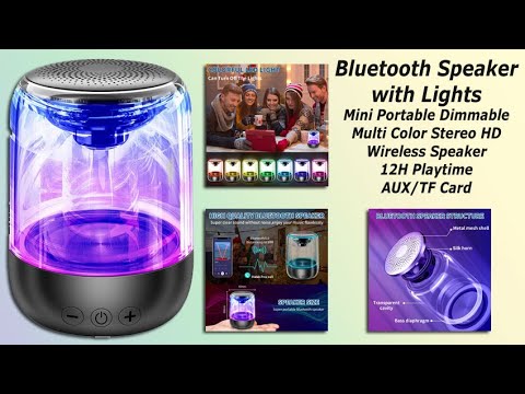 Yayusi Bluetooth Speakers with Lights Review