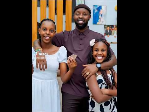 Eddy Kenzo with his daughters