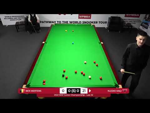 Ben Mertens v Kledio Kaci - WSF Junior Championship (February 2022)