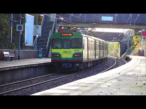 IE 8100 Class Dart Train number 8113 - Shankill Station, Dublin