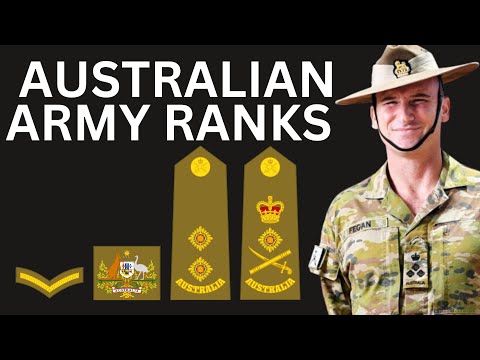 AUSTRALIAN ARMY RANKS