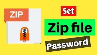 How to set password in zip file || Zip file main password kaise lagaye