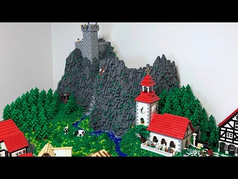 Bau einer Lego Stadt Teil 75. - Endlich wieder Berg