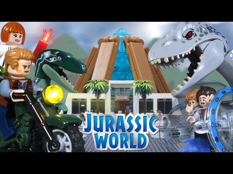 Lego Jurassic World in 7 Minutes - Stop Motion