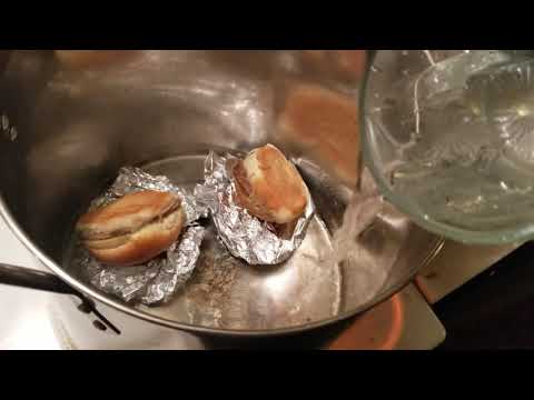 Reheating WHITE CASTLE sliders WITHOUT A MICROWAVE!! (public service announcement)