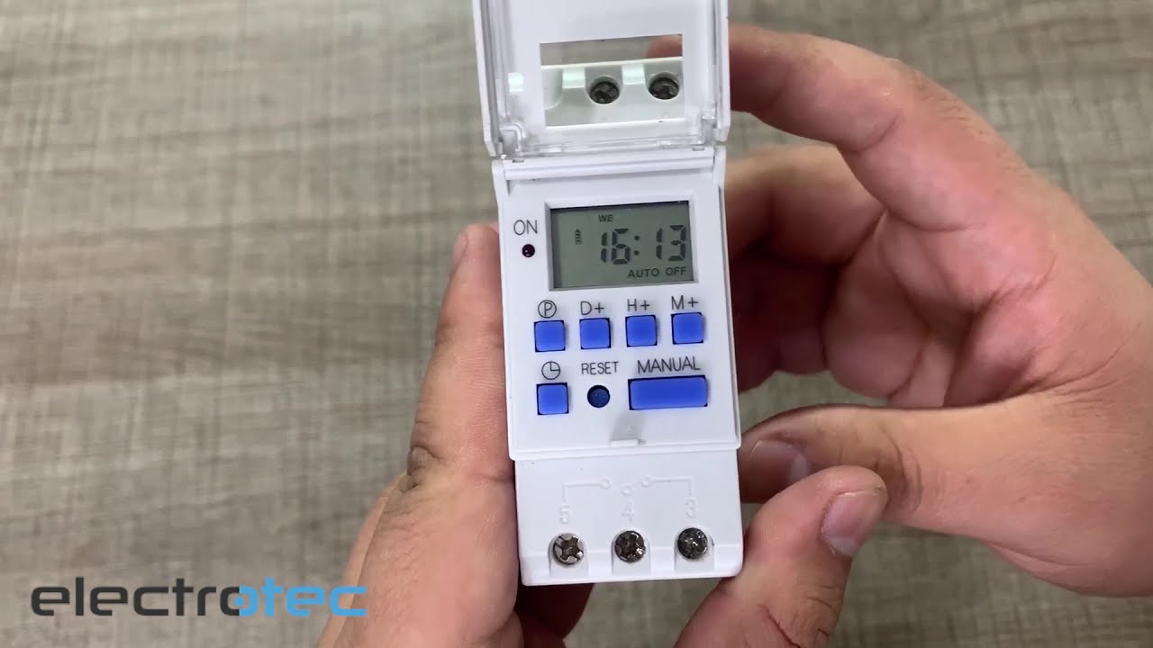 Watch Cómo usar el interruptor digital programable Now Cómo usar el interruptor digital programable