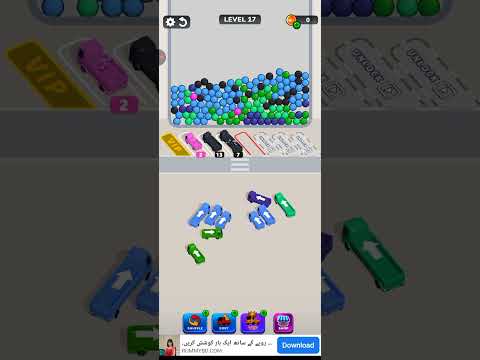 Bubble Bus 🚌: Parking Jam Puzzle Game level 17 gameplay walk-through 2026#shorts#ytshorts#gaming