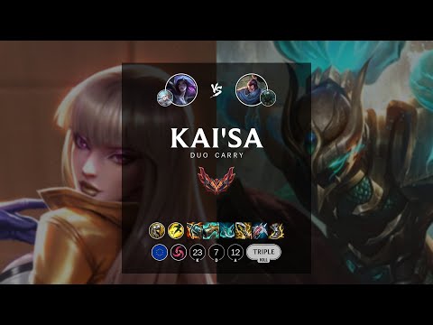Kai'Sa ADC vs Yasuo - EUW Grandmaster Patch 12.9