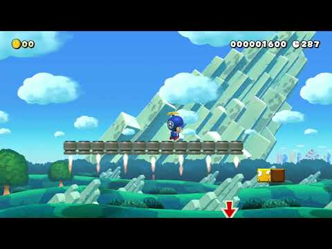 アスレチックコース by あいす☆★☆ 🍄 Super Mario Maker 2 ✹Switch✹ #aox