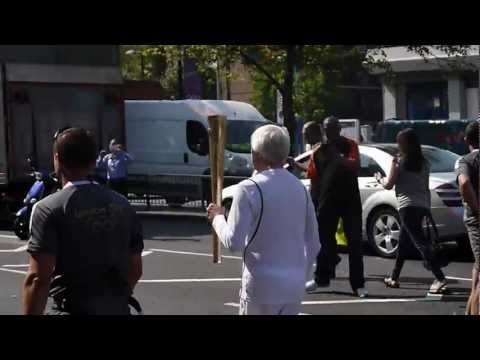 Olympic Torch on Old Kent Road, SE1