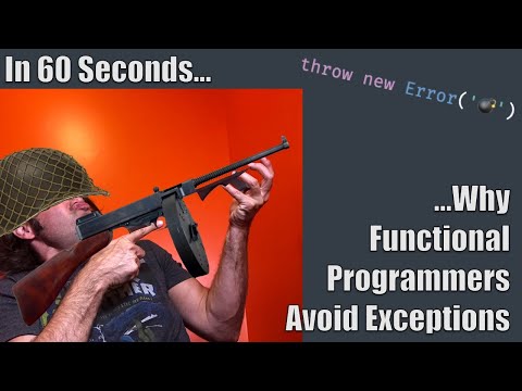 In 60 Seconds: Why Functional Programmers Avoid Exceptions