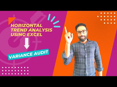 80. Horizontal Trend Analysis using Excel | Variance Audit - Part2