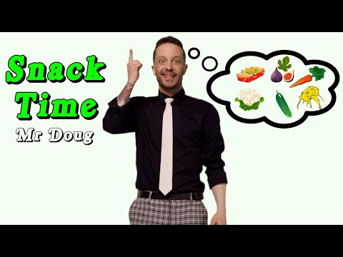 The Snack Time Song | Mr Doug | Nursery Rhymes | Songs For Toddlers | Fun Kindergarten Songs |