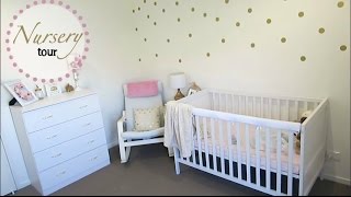 Full Nursery Tour | Gold - Pink & White
