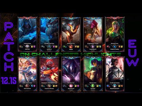 EUW Challenger Match #506 Highlights Patch 12.15
