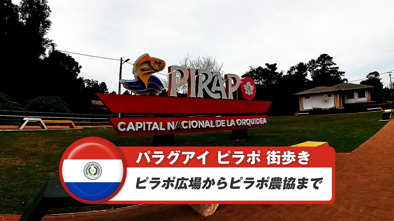【パラグアイ】ピラポ①ピラポ広場からピラポ農協まで