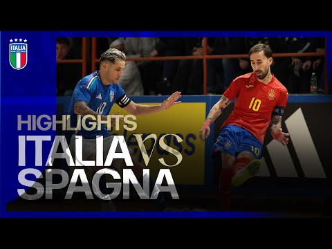 Highlights: Italia-Spagna 3-4 | Futsal | Amichevole