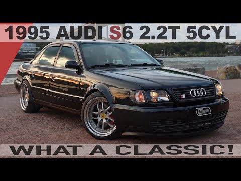 Classic! 1995 AUDI S6 2.2T C4 QUATTRO - A true vintage 5 cylinder Audi with soul - In full detail