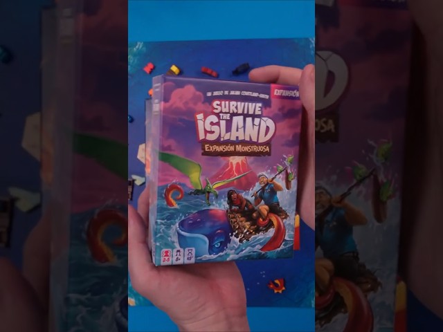 Vídeo relacionado con Asmodee Survive The Island - Juego de Mesa Familiar para niños a Partir de 8 años - Juego de Supervivencia - Escapa de una Isla en Tren de hundirse con Tesoros y Monstruos - 45 min - 2 a 5 Jugadores