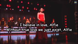 Glee - Alfie lyrics