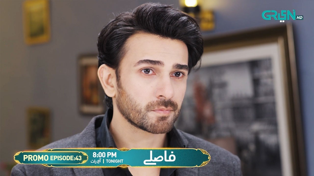 Faaslay Episode 43 Promo | Tonight at 8:00 PM | Ali Ansari - Saboor Ali | Only On Green TV