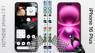 Nothing Phone (3) vs. Apple iPhone 16 Plus Speed Test