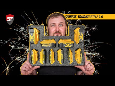 The DeWalt Toughsystem 2.0 Battery Charger Case is NO MATCH for our DIY solution!