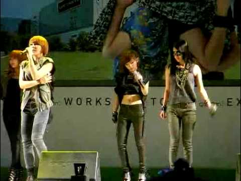 [FANCAM] 100610 4minute - Anjullae (Won't Give You) @ Garden 5 Opening Ceremony