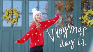 Reading, Knitting & Laughing | A Friend Day 🎄❤️✨| VLOGMAS DAY 22