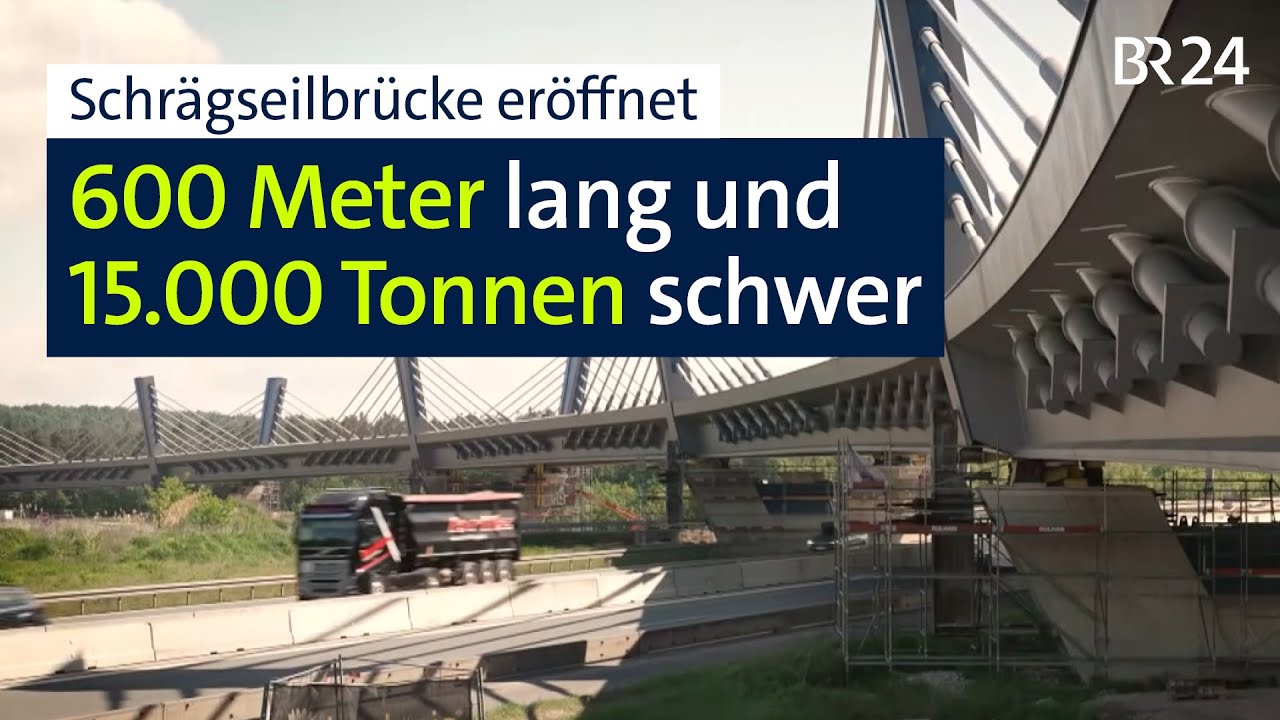 Eröffnung von Mega-Brücke an Nürnberger Autobahnkreuz | BR24
