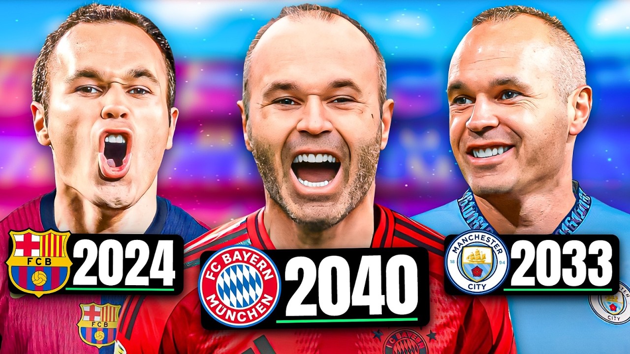 I Replayed the Career of Andres Iniesta…