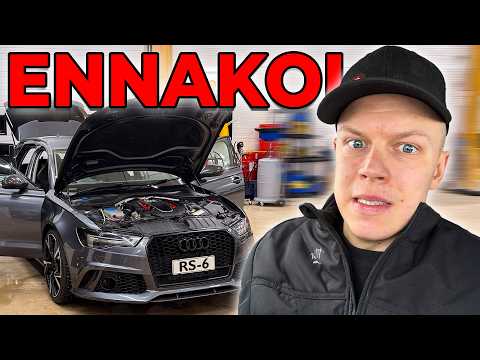 JÄRKYTYIN! Audin öljy täynnä bensaa 🤯