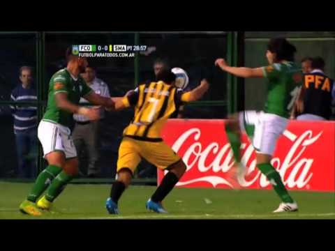 Gol de Telechea. Ferro 0 - Santamarina 1. Reducido B Nacional 2015. FPT.