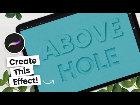 How To Create CUT PAPER Effects in Procreate • Free Texture!