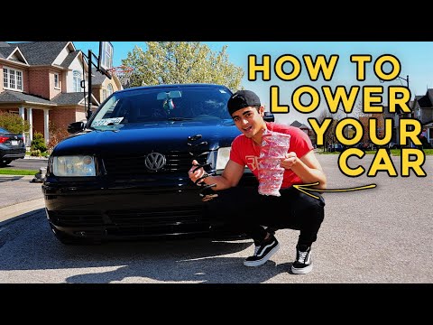 HOW TO INSTALL LOWERING SPRINGS | VW JETTA