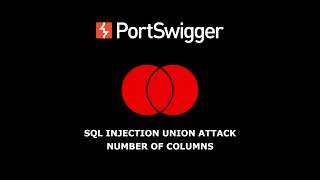 Portswigger - SQLi Union Attack (Number of Columns)