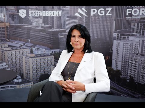 In the "Strefa Obrony" studio, Renata Gruszczyńska, president of the management board of Mesko SA.