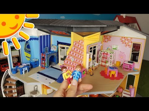 💛Die Playmobil Kinderzimmer - weihnachtlich dekoriert - Playmospezial - Familie Sonnenschein