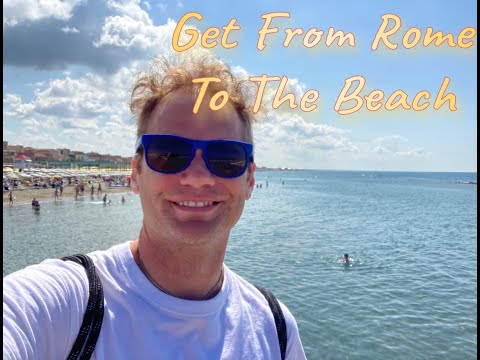 Get from Rome to the Ostian Beaches at Lido Centro and Stella Polare