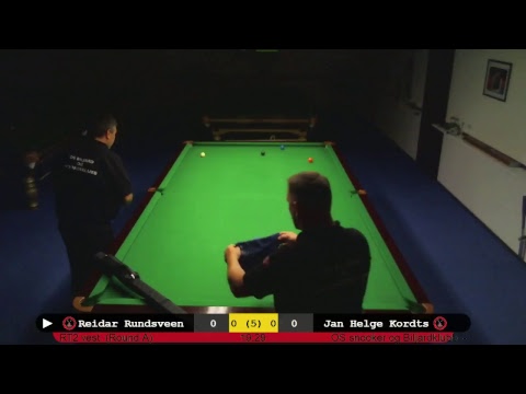Direktesending fra Os Biljard & Snooker Snookerklubb