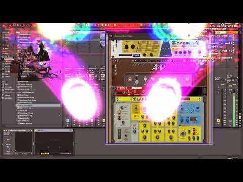 Testing NestDrop with guitar and ableton